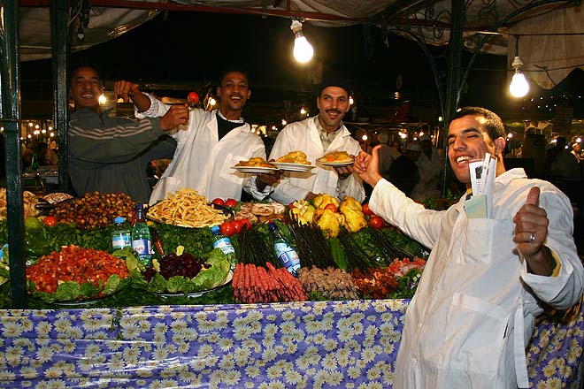 Marrakech-place Jemaa-El-Fna