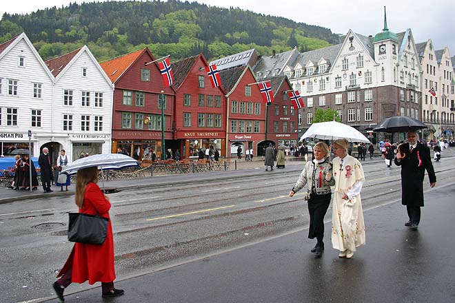 Norvege, Bergen, fête nationale