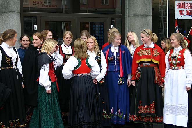 Norvege, Bergen, fête nationale