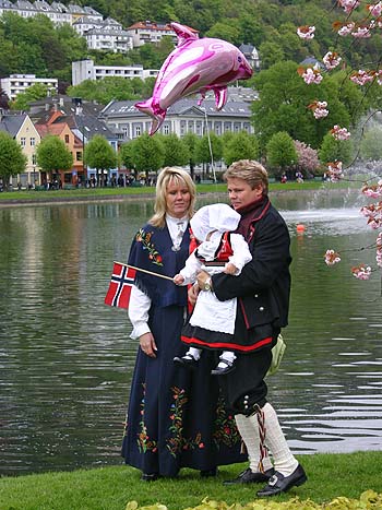 Norvege, Bergen, fête nationale